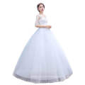 2021 Latest design lace wedding dress elegant sequined bridal dress